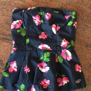 Like New Strapless Hollister Top